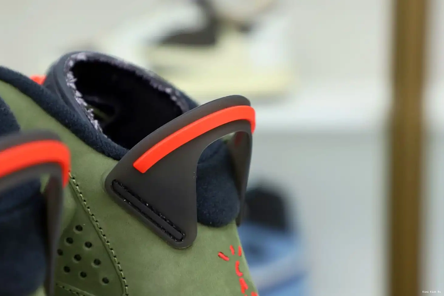 AIR SCOTT TRAVIS 'OLIVE' RETRO Kimikick JORDAN 6 X 0706